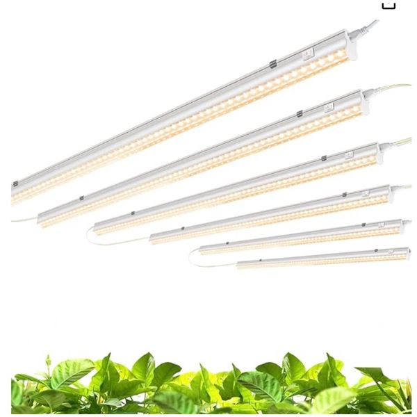 Monios-L T5 Grow Light 4Ft Warm White, 6-Pack
