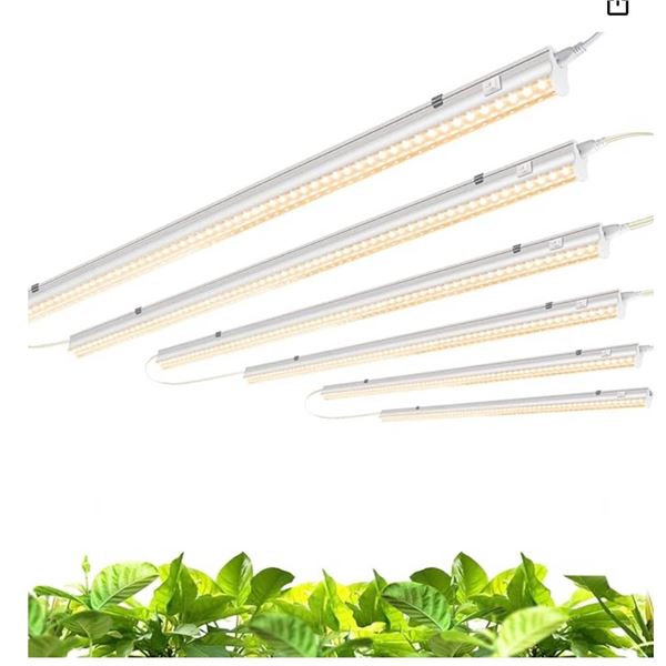 Monios-L T5 Grow Light 4FT Warm White 6-Pack