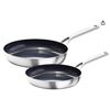 Image 1 : Oxo Fry Pan Set with Non-Stick Coating and Metal Handles