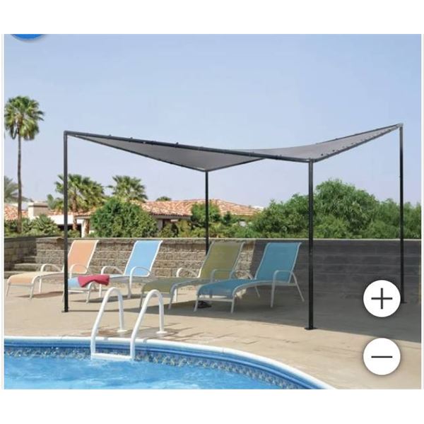 ShelterLogic Del Ray Gazebo, 3.7 x 3.7 m, 12 x 12 ft