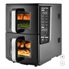 Image 1 : Gourmia 4 Dish Dual Basket Air Fryer with Sync Finish & Sync Cook, 10.4 L, no box