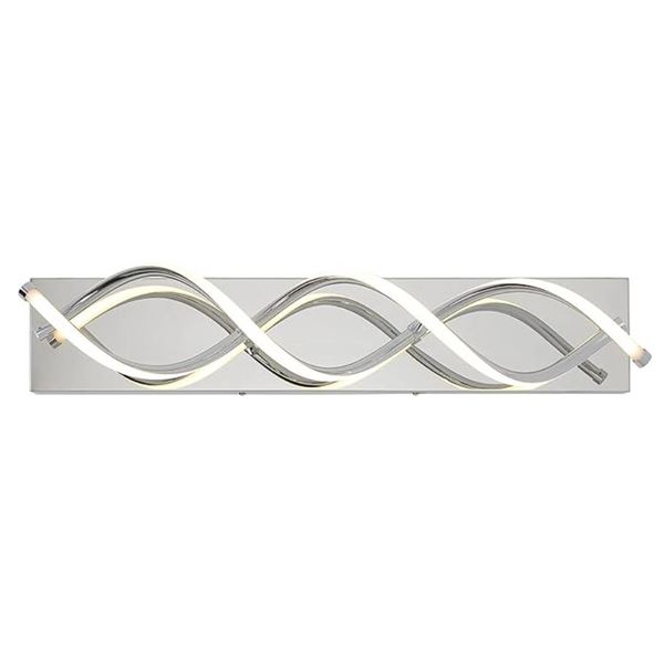 Artika DNA 27 Watts Integrated LED Modern Vanity Light, Chrome Ideal for Bathroom Lighting