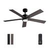 Image 1 : Vagizm 52-Inch DC Motor Ceiling Fan with Light and Remote Control