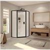 Image 1 : MAAX Summit 38L x 38W x 76.5H in. 3-in-1 Corner Shower Kit – Shower Stall Enclosure with Co