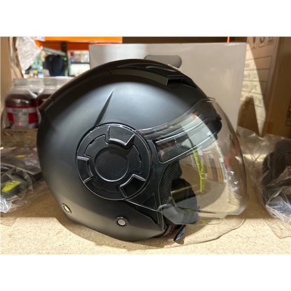 ZOX Monza Matte Black Motorcycle Helmet XXL
