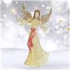 Image 1 : Hoyechi  5FT Outdoor Angel Christmas Decoration – Light Up Outdoor Christmas Decorations An