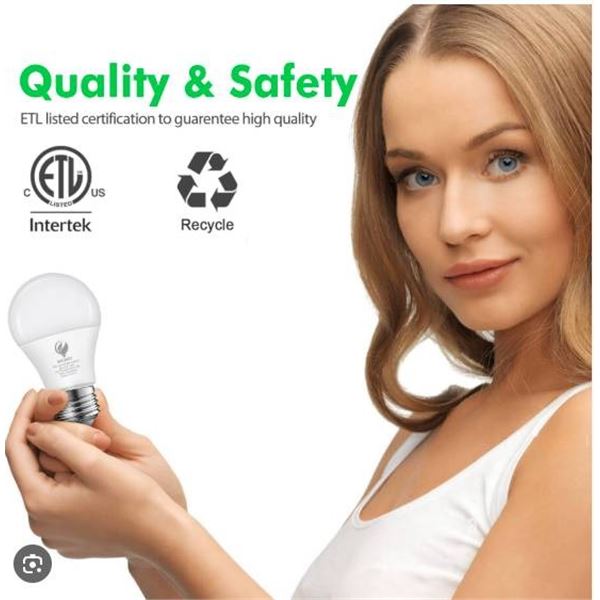 Suchot 11W A19 non-dimmable LED light bulbs. 4×6 bulbs