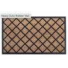 Image 1 : 36”x24” Rectangular Doormats With Geometric Design, Lot of 2
