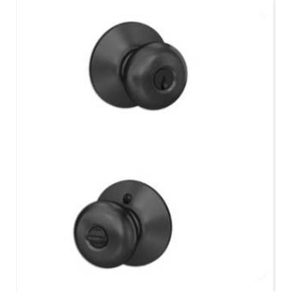 Weiser Regina Safe Lock Keyed Entry Door Knobs, Lot of 3