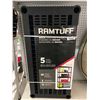Image 2 : RAMTUFF Resin Shelving System, 5 Levels, 35.8 x 17.5 x 73 in