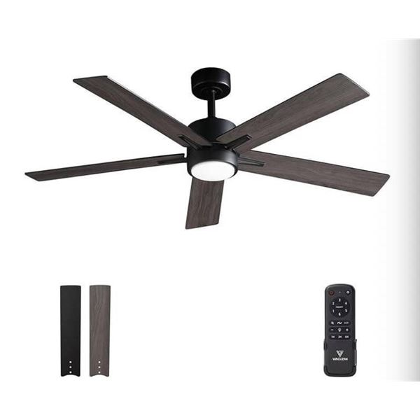 Vagizm 52-Inch DC Motor Ceiling Fan with Light and Remote Control
