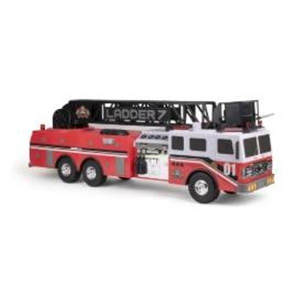 Mighty Fleet Titans 29″ Jumbo Toy Fire Truck & acirc;& #128;& #147; Realistic Flashing Ligh