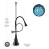 Image 1 : OttLite LED Desk Lamp with 300 Lumens Output and 40,000 Hour LED Life