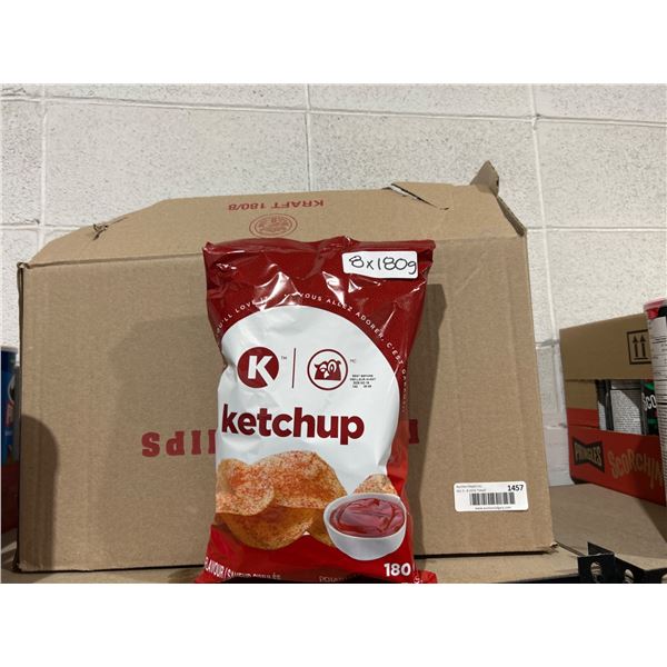 Ketchup Flavored Potato Chips – 180g Bag