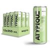 Image 1 : Atypique Non-Alcoholic Mojito Sparkling Beverage, 12 x 355 mL Cans