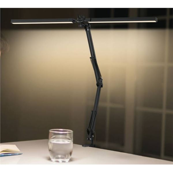 Adjustable LED Desk Lamp With Clamp Base