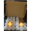 Image 2 : Pack of 24 LED Flameless Tea Lights with Flickering Effect
