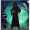 Image 1 : Lomesion Grim Reaper Costume Set with Accessories, Unisex
