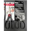 Image 3 : Good Cook Kitchen Scissors Set, 3 Pairs