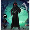 Image 1 : Lomesion Grim Reaper Costume Set with Accessories, Unisex
