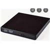 Image 1 : USB 2.0 Slim Portable Optical Drive with DVD-ROM and Accessories