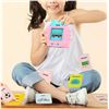 Image 1 : Flashcard Machine with 112pcs Word Cards Educational Words Learning Machine 300mAh USB Rechargeable 