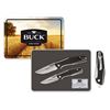 Image 1 : Buck Knives 284 and 285 Folding Knives Set with Black Handles