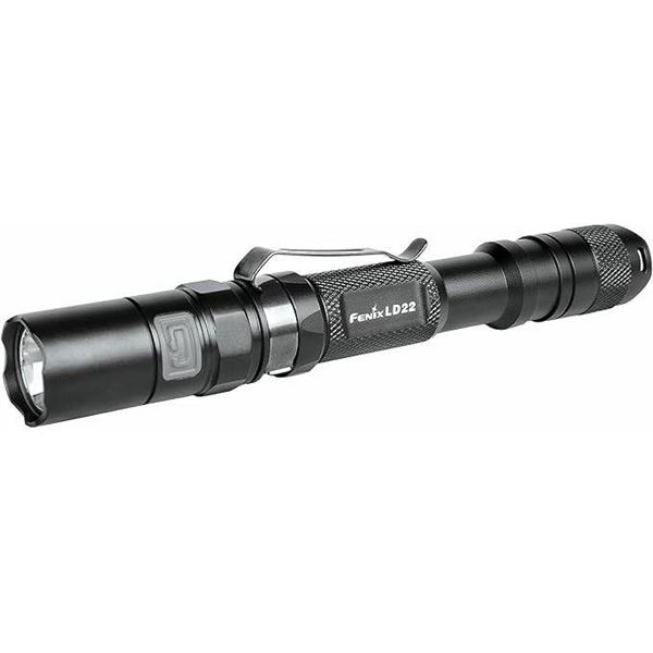Fenix LD22 Flashlight, 300 Lumens, Dual Operation Mode, AA Batteries Included