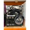 Image 2 : HAKUTA 600 W fog machine with disco ball and LED RGB lighting, 2300 CFM spray with automatic spray f