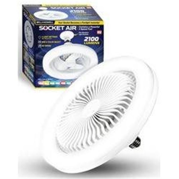 Bell & Howell Socket Air Light with 3 Light Settings and RGB Color Select