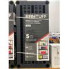 Image 2 : Ramtuff 5-Level Resin Shelving System, Black, 36.8 x 18.25 x 72.25 Inches