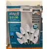 Image 2 : Sylvania Stay-Lit LED C9 Lights, 2 Sets of 50, Model 2466954