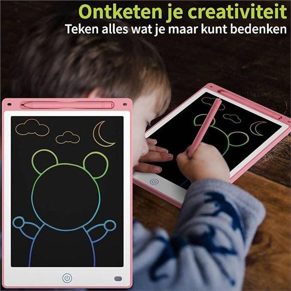LOT OF 3 10-Inch LCD 2 Pack Writing Tablet for Handwriting and Notes 1 Pink And 1 Blue
