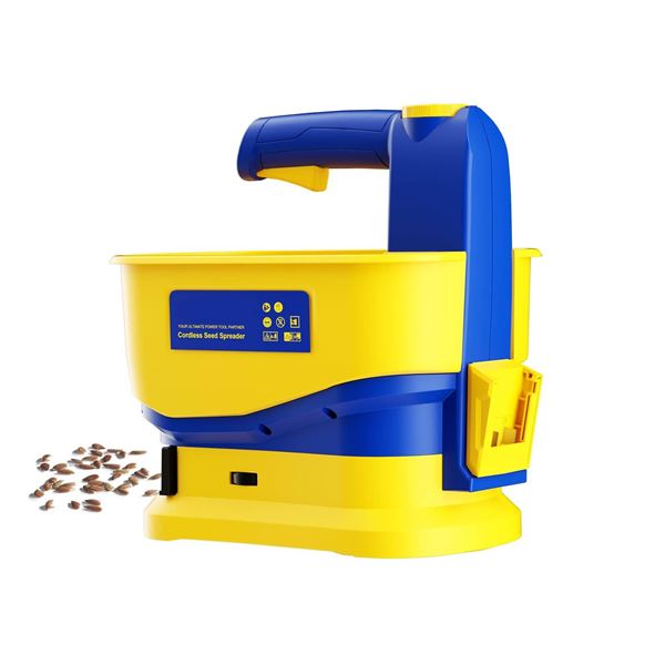 Mellif SS-DCB20 Cordless Seed Spreader with 20V Lithium Capability