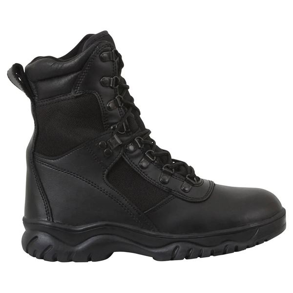 Black Tactical Boots, Item No. 5053, Size 7