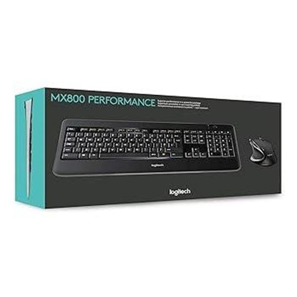 Logitech Performance MX800 Illuminated Wireless Keyboard and Mouse Set