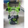 Image 1 : Greenworks 2100 PSI Electric Pressure Washer (NO HOSE OR SPRAY GUN)