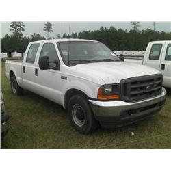 2001 FORD F350 CREWCAB PICKUP,
