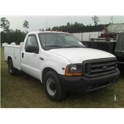 1999 FORD F250 SERVICE TRUCK,