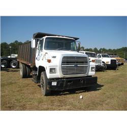 1991 FORD L7000 SINGLE AXLE DUMP TRUCK,