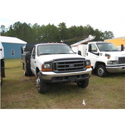 2000 FORD F550 SERVICE/WELDER TRUCK,
