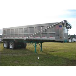 2007 TRAILSTAR 28'  ALUMINUM DUMP TRAILER,