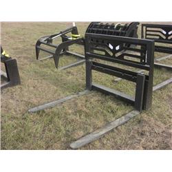 FORK ATTACHMENT FITS SKID STEER LOADER