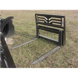 FORK ATTACHMENT FITS SKID STEER LOADER