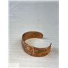Image 3 : Newer West Coast Native Herold Jackson Elfred Copper Bracelet w/ Original Box