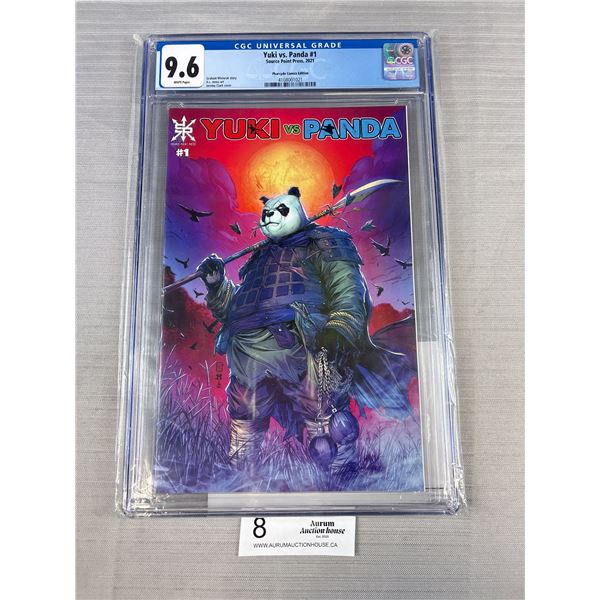 Graded 9.6 Yuki vs Panda No.1 Issue Comic