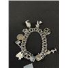 Image 3 : Very Nice Sterling Silver Charm Bracelet w/ Charms Total Weight 52 gr