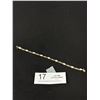 Image 1 : Very Pretty 10K Gold Bracelet w/ Stones Total Weight 5.85 gr