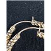 Image 2 : Very Nice Pair of 10K Gold Hoop Earrings Total Weight 2.13 gr