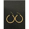 Image 3 : Very Nice Pair of 10K Gold Hoop Earrings Total Weight 2.13 gr